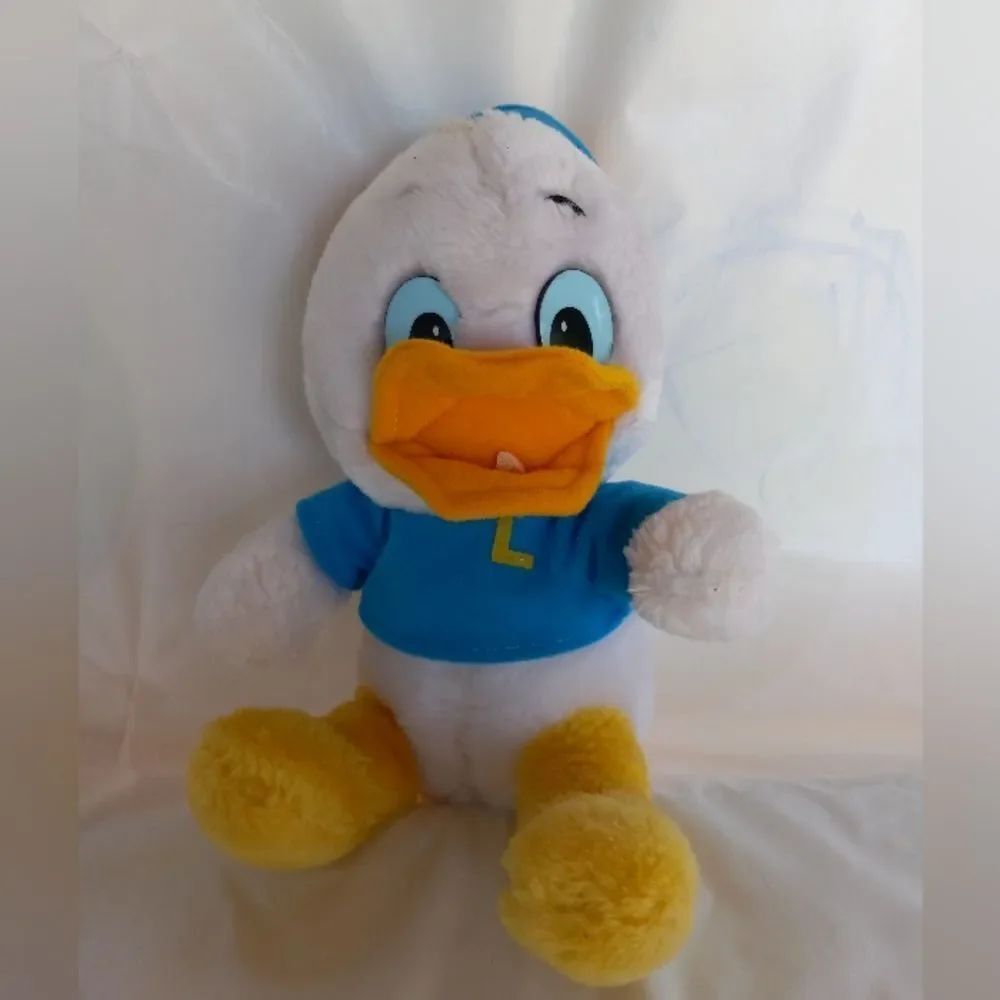 Walt Disney Disneyland Duck Tales Louie Vintage Plush